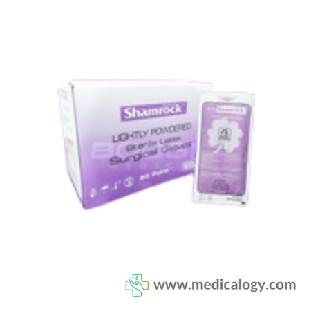 harga Shamrock Sarung Tangan Steril dengan Powder size 6.0 per Box isi 50