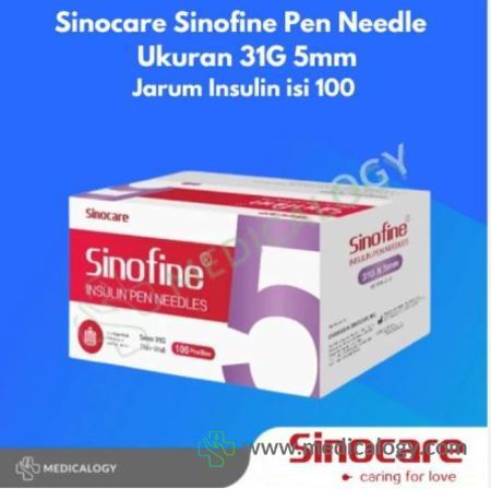 harga Sinofine Pen Needle Jarum Insulin 31G 5mm isi 100