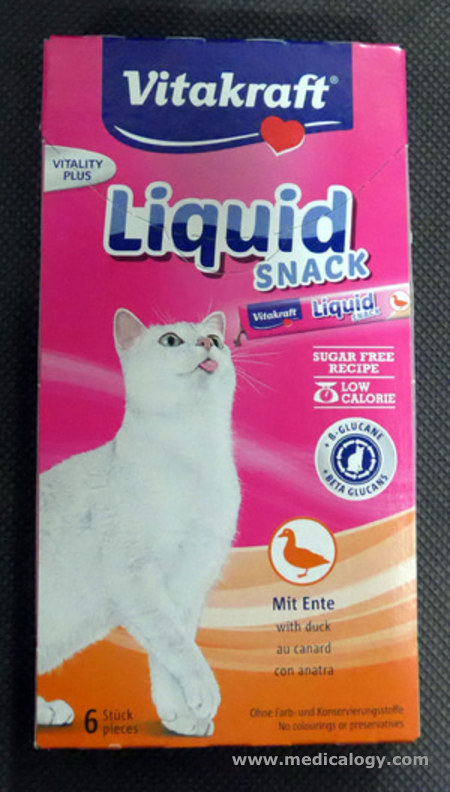 Jual Snack Kucing Vitakraft Liquid Snack Mit Ente 6 stick 