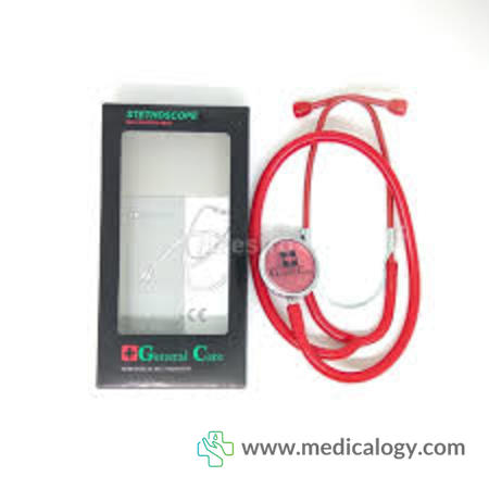 harga Stetoskop General Care Ekonomi Full Color Merah