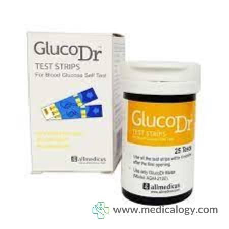 harga Strip  Cek Gula Darah Gluco Dr Biosensor isi 25T