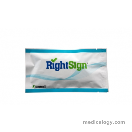 harga Strip Cek HcG Right Sign per box isi 25 Kaset