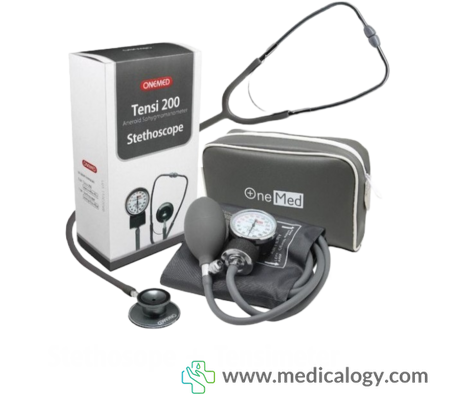 harga Tensimeter Aneroid 200 Manual Jarum + Stetoskop Warna Abu2 Onemed