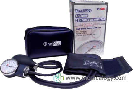 beli Tensimeter Aneroid 200 Manual Jarum + Stetoskop Warna Biru Navy Onemed