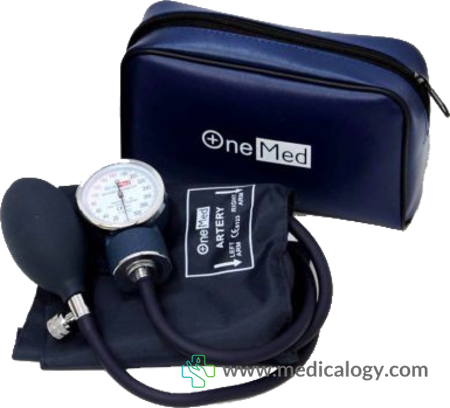 harga Tensimeter Aneroid 200 Manual Jarum + Stetoskop Warna Biru Navy Onemed