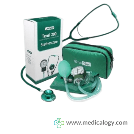 harga Tensimeter Aneroid 200 Manual Jarum + Stetoskop Warna Hijau Onemed