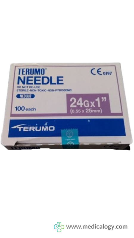 harga Terumo Agani Needle 24G x 25mm Per Box isi 100 pcs
