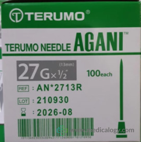 harga Terumo Agani Needle 27G x 13mm Per Box isi 100 pcs