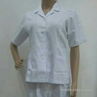 Baju Perawat Wanita Lengan Pendek