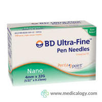 jual BD Microfine Pen Needles 4mm Green No.32G 100ea