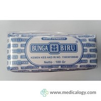 jual Bunga Biru Kapas Pembalut 100gr