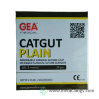jual Catgut Plain 3/0 GEA per Box isi 24 Sachet