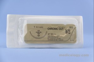 Chromic Gut 1 Taper Point  90 cm 1/2 Circle 40 mm (Fascia/Otot/Uterus)