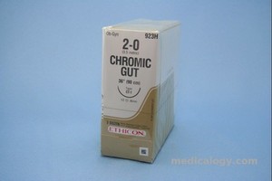 Chromic Gut 2-0 Taper Point  90 cm 1/2 Circle 37 mm (Fascia/Otot/Uterus)