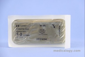 jual Chromic Gut 5-0 Taper Point 75 cm 1/2 Circle 17 mm (Usus/Urologi)