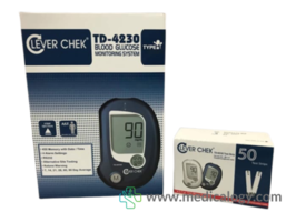 Clever Check Meter with Individual Strip Alat Cek Gula Darah 50T