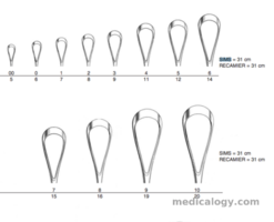 jual Dimeda Cesarean Section Set SIMS Curette rig.blunt 11 mm/Fig.4, 31m