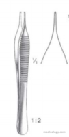 jual Dimeda Circumcission Set ADSON Micro Forceps 1x2 Teeth 12cm