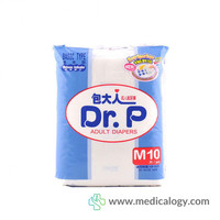 jual Dr.P Adult Diapers Basic M10 (Blue)
