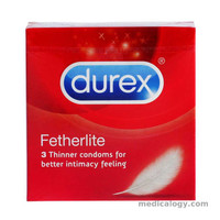 jual Durex Kondom Featherlite per pack isi 3 Pcs
