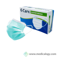 E-CARE MASKER BEDAH EARLOOP per box isi 50