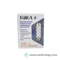 jual FORA Strip 3 in 1 Gula Darah Hemoglobin Hematokrit isi 25 pcs