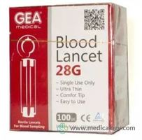 jual GEA 28G Lancet isi 100 pcs Alat Cek Darah