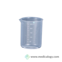 jual Gelas Takar Plastik Ukur Volume Alat Lab Measuring Glass 250 ml