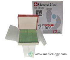 jual Object Glass GENERAL CARE Microscope Slides  GC Cat. 7101 per box isi 72