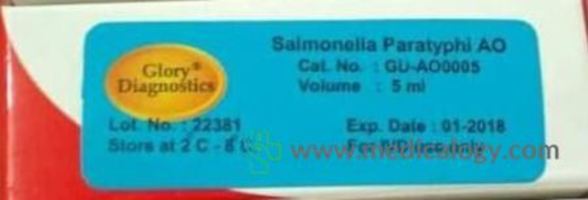 jual GLORY Salmonella ParaTyphi AO_5ml