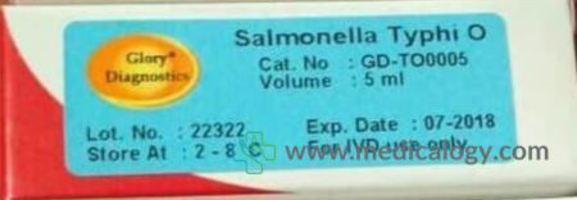 jual GLORY Salmonella Typhi O_5ml