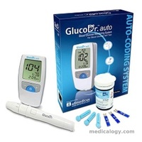 jual Gluco Dr AGM 4000 Alat Cek Gula Darah dengan Strip 25T