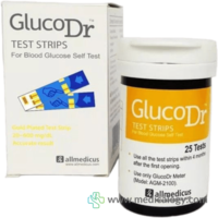 jual Gluco Dr Bio Sensor Strip Alat Cek Gula Darah 25T