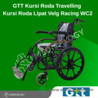 jual GTT Kursi Roda Travelling Kursi Roda Lipat Velg Racing WC2