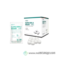 jual Kapas Bola Besar Steril Box Isi 20 Pouch x 10 Pcs OneMed