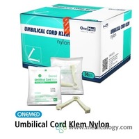 jual Klem Tali Pusar Umbilical Cord Nilon OneMed Box isi 50 Pcs