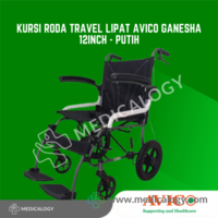 jual Kursi Roda Travel Lipat Avico Ganesha - 12inch - Putih