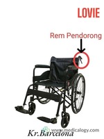 jual Lovie Kursi Roda Barcelona (Black Steel)