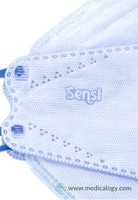 jual Masker Sensi Convex 4 Ply Ecer Satuan Warna Biru