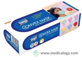 Masker Sensi Convex Warna Snowy isi 20 + 2 pcs