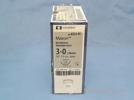 Maxon 3-0 Hijau 75 cm Taper Point 1/2 Circle 20 mm (GI)