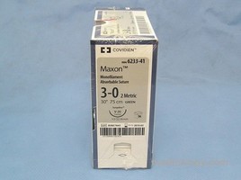 jual Maxon 3-0 Hijau 75 cm Taper Point 1/2 Circle 20 mm (GI)