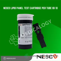 jual Nesco Lipid Panel Test Cartridge Per Tube Isi 10 / strip test