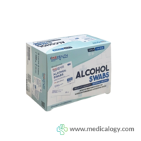 jual Onehealth Alcohol Swab 2 Ply Kapas Alkohol Swab isi 100  