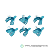 jual ONEMED Dental Impression Tray SET 1-6 - Sendok Cetak Gigi