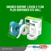 jual ONEMED Isopore 1,25cm x 9,2m Plus Dispenser OTC Roll