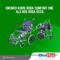 jual ONEMED Kursi Roda Comfort One ALU B20 Roda Kecil