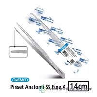 jual Pinset Anatomi Stainless Steel Fine A 14cm Onemed