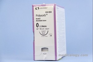 Polysorb 0 Violet 75 cm Taper Point 1/2 Circle 37 mm (Otot/Fascia)