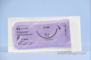 Polysorb 0 Violet 90 cm Taper Point 1/2 Circle 48 mm (Fascia/Otot/Uterus)